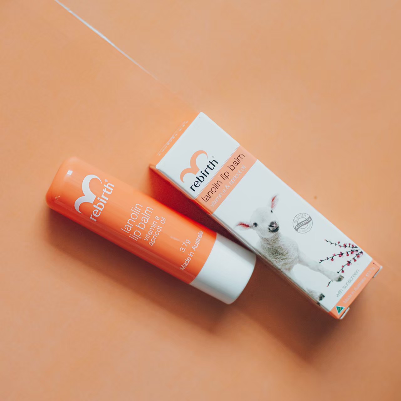 Lanolin Lip Balm with Vitamin E & Apricot Oil (RB14) 3.7g (with sunscreen) Online Shop Buy